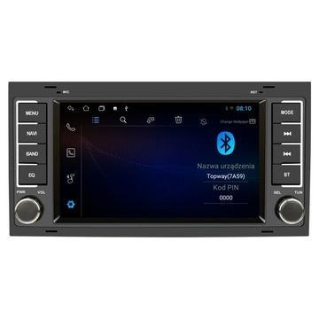 АВТОРАДИО ANDROID 2+32 ГБ VW MULTIVAN T5 TOUAREG CAR PLAY ANDROID A