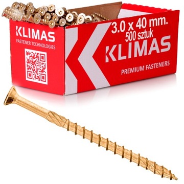 ВИНТ ЗАКАЛЕННЫЙ ТИПА MASTER 3.0X040 OP 500 ШТ.