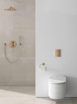 GROHE унитаз со скрытым каркасом, кнопка матовое золото 38732GN0 GLB