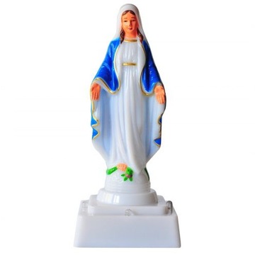 WSZYSTKICH ŚWIĘTYCH FIGURKA MARYJA LED WI-5A 18 CM DO ZNICZA niebieska