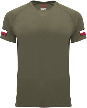 Koszulka wojskowa TECHNICZNA pod mundur + flagi