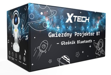 PROJEKTOR GWIAZD LED + GŁOŚNIK BT LAMPKA NOCNA USB