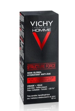 VICHY HOMME Structure Force Krem wzmacniający krem na zmarszczki 50 ml