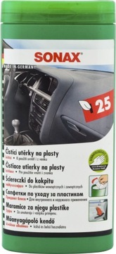 SONAX ŚCIERECZKI DO KOKPITU 25 SZT.