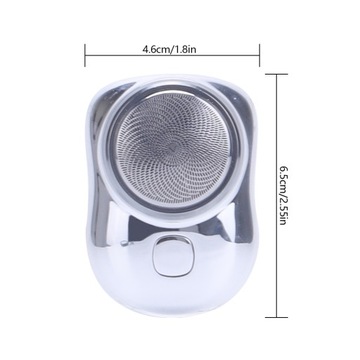 Мини-электробритва для влажного и сухого использования. 6 лезвий с малошумной аккумуляторной батареей USB.