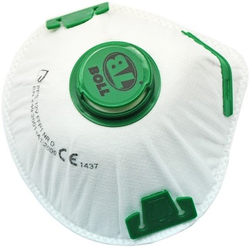 BOLL, ПОЛУМАСКА ПРОТИВОПЫЛЕВАЯ С КЛАПАНОМ FFP1