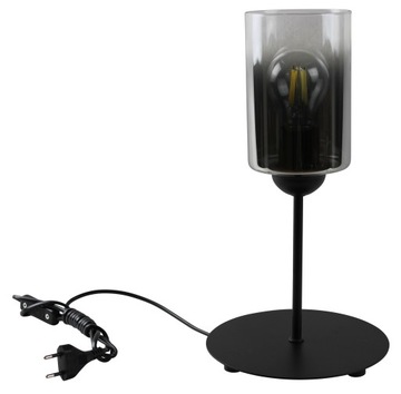 LAMPKA NOCNA BIURKOWA STOŁOWA EDISON SZKŁO LOFT