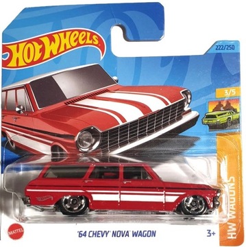 HOT WHEELS '64 CHEVY NOVA WAGON HW WAGONS 2023