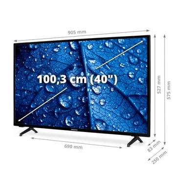 LED-ТЕЛЕВИЗОР 40 ДЮЙМОВ FULL HD DVB-T2 HDR CI+ SMART TV ANDROID TV