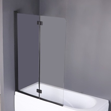Parawan nawannowy Duso 2-skrzydłowy 100x140 czarny