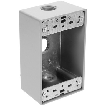 SKRZYNKI ELEKTRYCZNE ALUMINIOWE ZEWNĘTRZNE WYLOTY POGODOWE