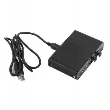 ВНЕШНЯЯ ЗВУКОВАЯ КАРТА USB JACK АДАПТЕР 6-КАНАЛЬНЫЙ
