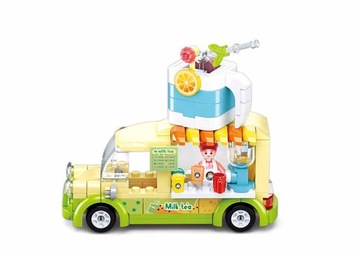 KLOCKI SLUBAN AUTO SAMOCHÓD SMOOTHIE FOOD TRUCK
