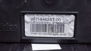 PANEL VENTILACE KLIMATIZACE PEUGEOT RCZ 96718462XT