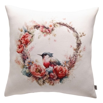 POSZEWKA dekoracyjna Boho kwiaty wianek wiosenna wiosna w.4 40x40 ASTO deco