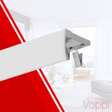 МАЛЕНЬКАЯ ПОТОЛОЧНАЯ АЛЮМИНИЕВАЯ рейка + ДВОЙНАЯ АЛЮМИНИЕВАЯ КРЫШКА. 210 СМ