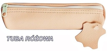 КРУГЛЫЙ КОЖАНЫЙ ЧЕХОЛ ДЛЯ КАРАНДА, НАТУРАЛЬНАЯ КОЖА 100%