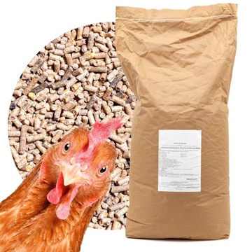 Pasza grower dla brojlerów karma granulowana 25kg