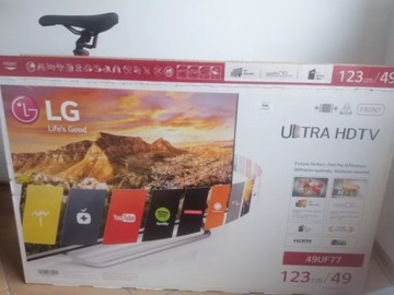 TELEWIZOR LG 49UF77 123CM/49 ULTA HD