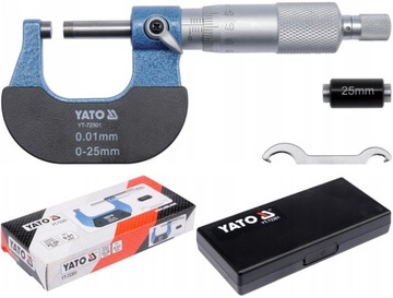 MIKROMETR ZEWNĘTRZNY NONIUSZOWY 25-50mm YATO 72301