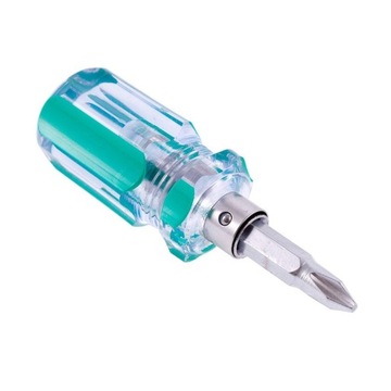 КОРОТКАЯ ОТВЕРТКА ДВУХСТОРОННЯЯ ПЛОСКАЯ ОТВЕРТКА + КРЕСТОВАЯ ОТВЕРТКА С МАГНИТНЫМ НАКОНЕЧНИКОМ