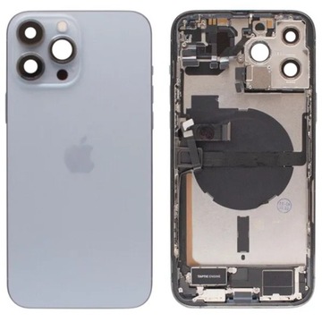 Obudowa kompletna do iPhone 13 Pro Max korpus obudowa niebieski OEM