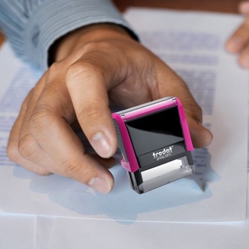 TRODAT STAMP 4911 ДЛЯ 4-СТРООЧНОГО ДИЗАЙНА КОРПОРАТИВНОГО ЛИЧНОГО ОФИСА + ЛАСТИК