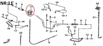 РЫЧАГ ГАЗА РОЛЛГАЗ РОЛГАЗ Quad ATV TGB BLADE 425cc OEM!