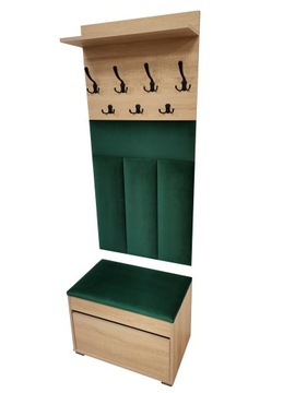 Szafka na buty z wieszakiem 60x30DU WELUR PANEL4