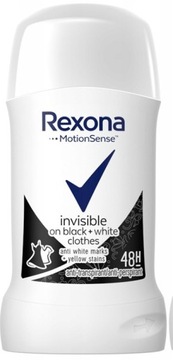 Rexona Sztyft Invisible Black + White 40 ml