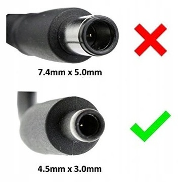 ORYGINALNY ZASILACZ ŁADOWARKA DELL 65W 19.5V 3.34A 4.5mm 0MGJN9 XPS CIENKI