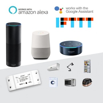 Контроллер умного выключателя Wi-Fi MOES TUYA 16А MS-101, розетка