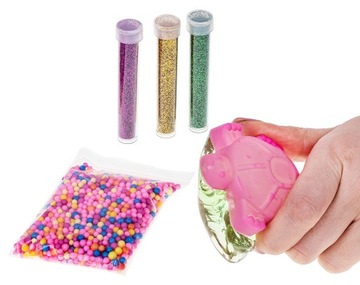 БОЛЬШОЙ НАБОР SLIME ДЛЯ ИЗГОТОВЛЕНИЯ ПЛАСТИКОВОГО СЛАЙМА + АКСЕССУАРЫ XXL