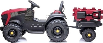 ТРАКТОР С ПРИЦЕПОМ, АККУМУЛЯТОРНАЯ БАТАРЕЯ 12 В, 2 ПИЛОТНЫХ ДВИГАТЕЛЯ