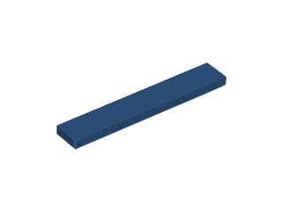 LEGO 6636 tile płytka 1x6 c.niebieski 10szt.
