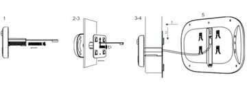 Дверной глазок камеры. Функция записи дверного звонка.
