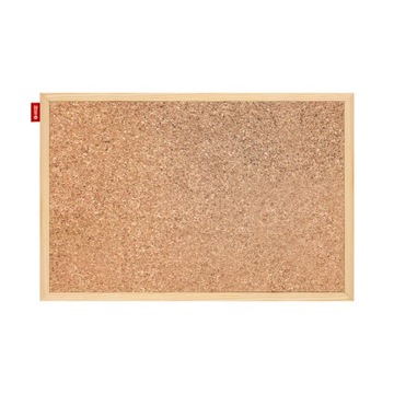 Tablica korkowa 60x90 drewno MEMOBE