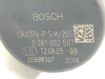 SENZOR TLAKU PALIVA FIAT CROMA 0281002507 1.9 120KM