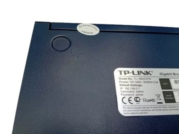 МАРШРУТИЗАТОР TP LINK TL-R600VPN