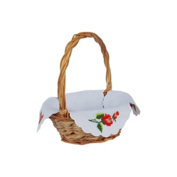 НАРОДНАЯ САЛФЕТКА ДЛЯ СВЕНЦОНСКОЙ КОРЗИНЫ - ВЫШИВКА ЛОВИЦКИХ РОЗ