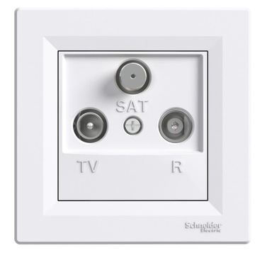 SCHNEIDER ASFORA GNIAZDO RTV-SAT PRZEL. EPH3500221