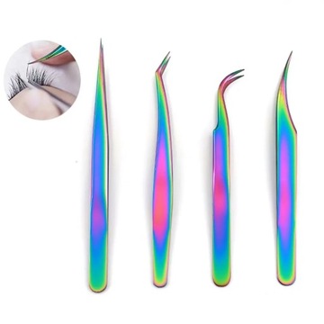 Профессиональные пинцеты для ресниц Lashes Extensi