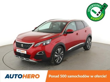 Peugeot 3008 II Crossover 1.2 PureTech 130KM 2018 Peugeot 3008 automat panorama full LED jasne