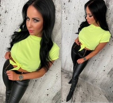 LipMar Короткая блузка-топ, завязываемая под грудью, S 36