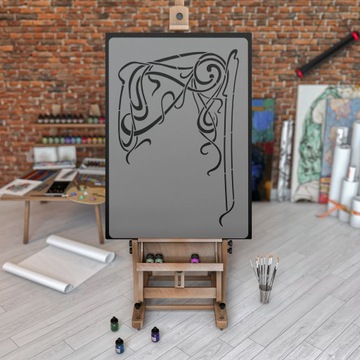 ШАБЛОН КАРТИНЫ / 59x95см / СЕЦЕССНЫЙ ОРНАМЕНТ #2