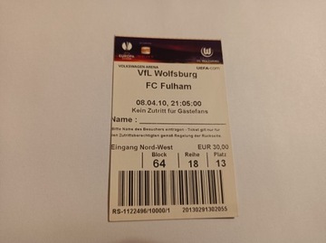 VFL WOLFSBURG - FULHAM 08-04-2010