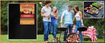 4x MATA TEFLONOWA DO GRILLA TACKA NA GRILL DO PIECZENIA GRILLOWANIA ZESTAW