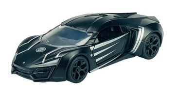 JADA MARVEL AVENGERS LYKAN HYPERSPORT CZARNA PANTERA 1:32 NOWY MODEL METAL