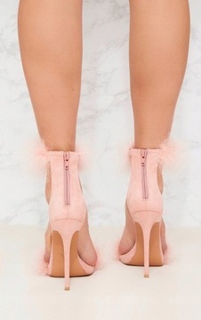 ВЫСОКИЕ САНДАЛИИ MISSGUIDED С МЕХОМ 40