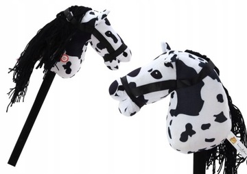 KOŃ NA KIJKU HOBBY HORSE GŁOWA NA KIJKU DO GALOPOWANIA Z DŹWIĘKIEM